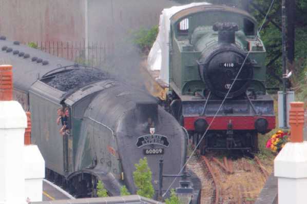 28 July 2019 - 12-36-28.jpg
The Torbay Express: Steam loco “Union of South Africa” comes into Kingswear. In the background is newly arrived loco 4110 awaiting restoration.
#UnionOfSouthAfricaKingswear #Loco4110Kingswear